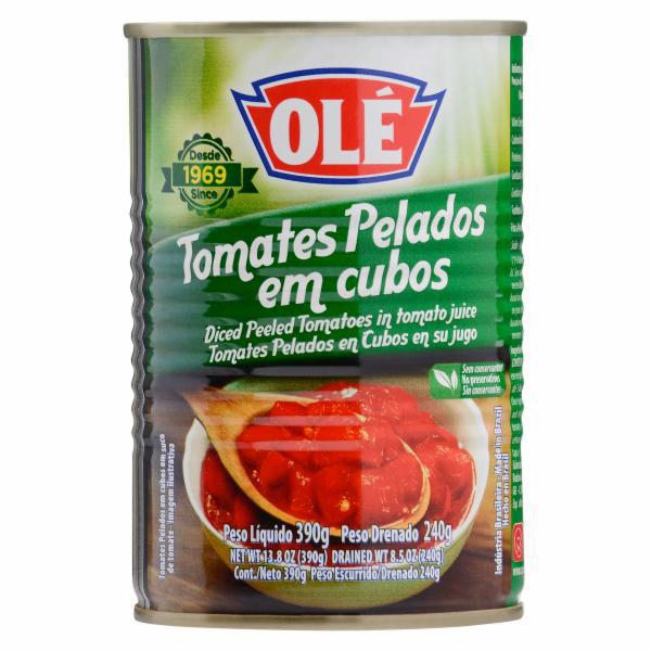 TOMATES PELADOS OLÉ 240G CUBOS