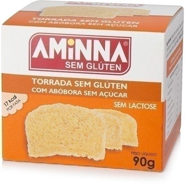 TORRADA AMINNA  S/ GLUTEN ABOBORA 90G