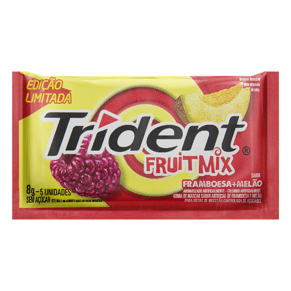 TRIDENT SLAB FRAMBOESA E MELAO 8G