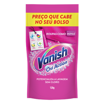 VANISH EM PO OXI ACTION PINK SACHE 120G