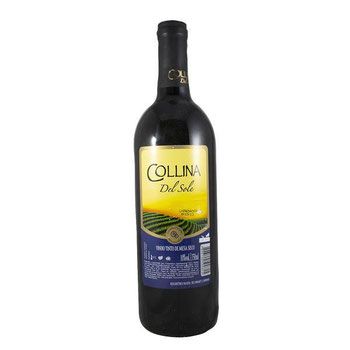 VINHO COLLINA DEL SOLE TINTO SECO 750ML