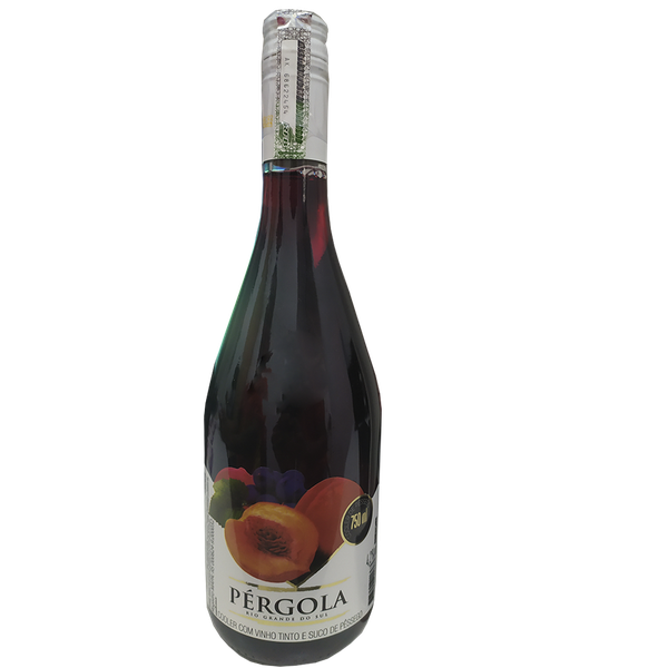 VINHO PERGOLA PESSEGO TINTO 750ML
