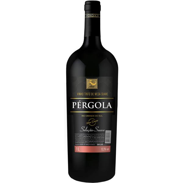 VINHO PERGOLA TINTO SUAVE 1L