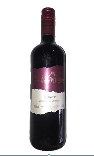 VINHOS VALES DAS VIDEIRAS BORDO SUAVE 750ML