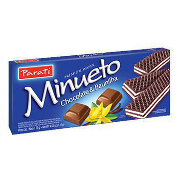 WAFER MINUETO 115G CHOC/BAUN