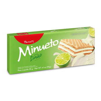 WAFER MINUETO LIMAO 115G