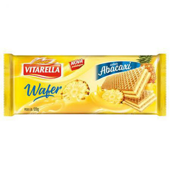 WAFER RECHEADO ESTRELA ABACAXI 130G
