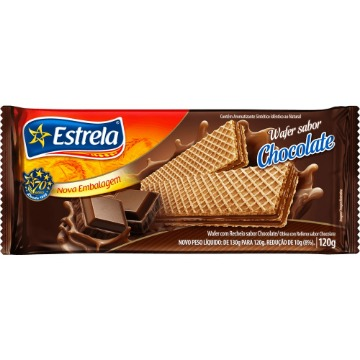 WAFER RECHEADO ESTRELA BRIGADEIRO 130G