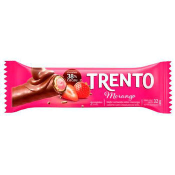WAFER TRENTO MORANGO 32G