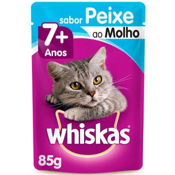 WHISKAS POUCH PEIXE /MOLHO 85G