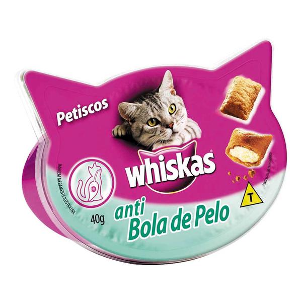 WHISKAS TEMPTATIONS ANTI BOLAPELO 40G
