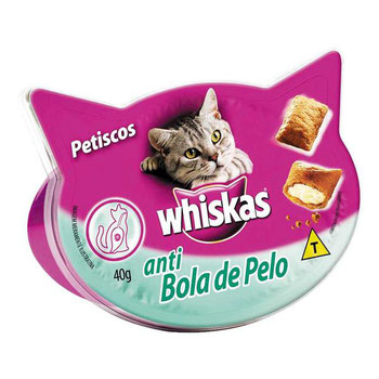 WHISKAS TEMPTATIONS ANTI BOLAPELO 40G