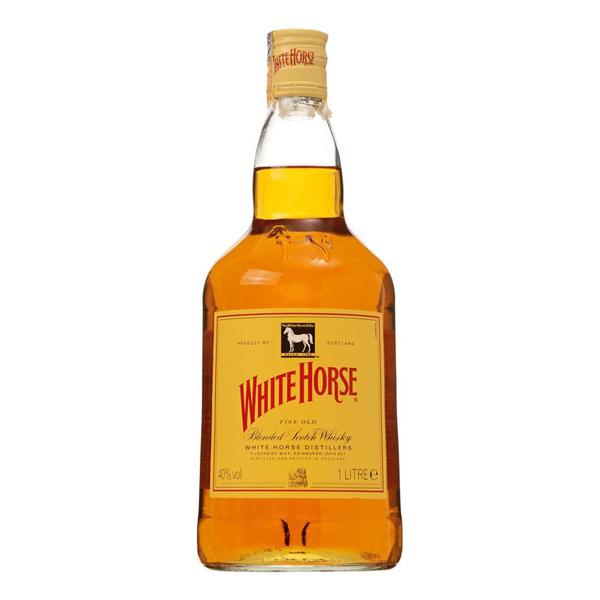 Brasão Supermercados Whisky White Horse 1l