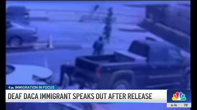 Deaf DACA immigration speaks out after ICE arrest – NBC Los Angeles