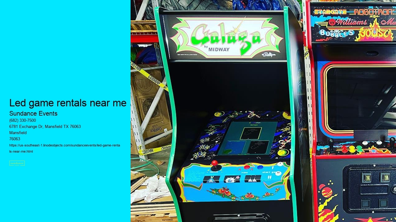 Led game rentals near me