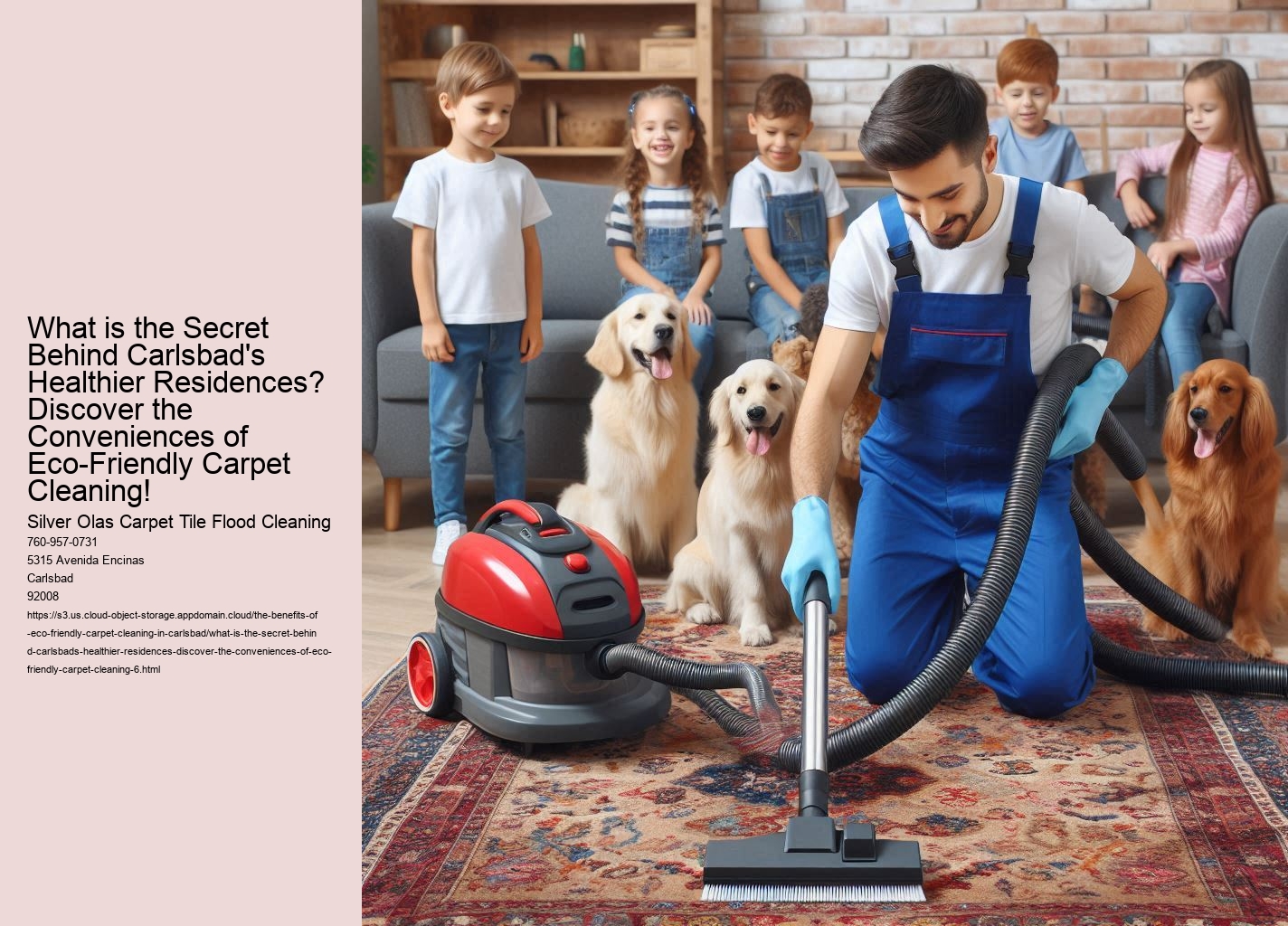 What is the Secret Behind Carlsbad's Healthier Residences? Discover the Conveniences of Eco-Friendly Carpet Cleaning!