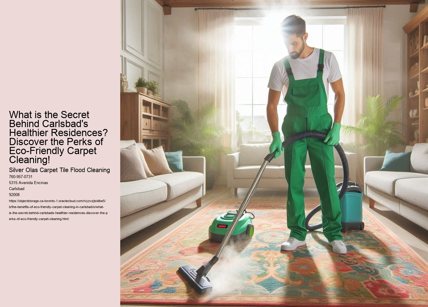 What is the Secret Behind Carlsbad's Healthier Residences? Discover the Perks of Eco-Friendly Carpet Cleaning!
