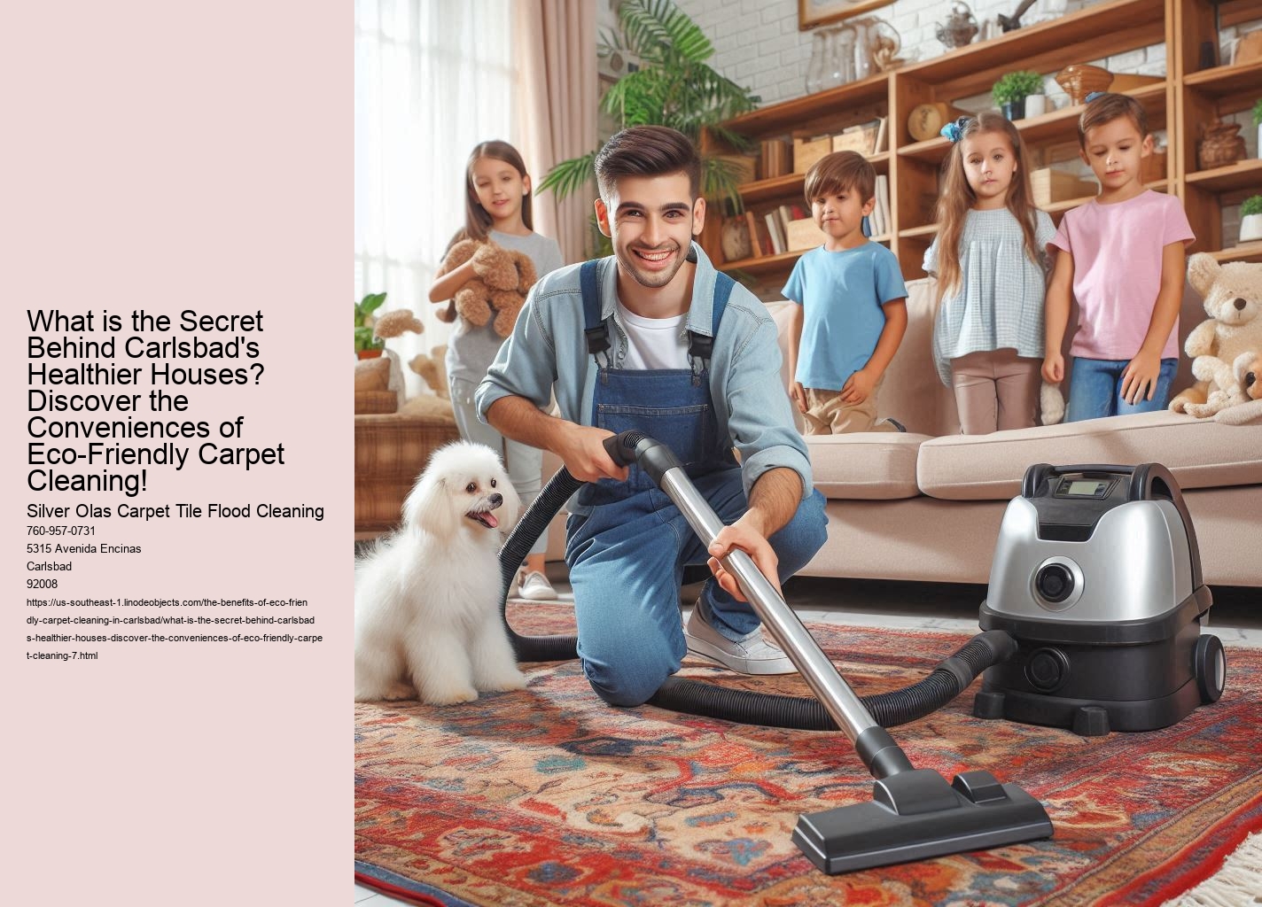 What is the Secret Behind Carlsbad's Healthier Houses? Discover the Conveniences of Eco-Friendly Carpet Cleaning!