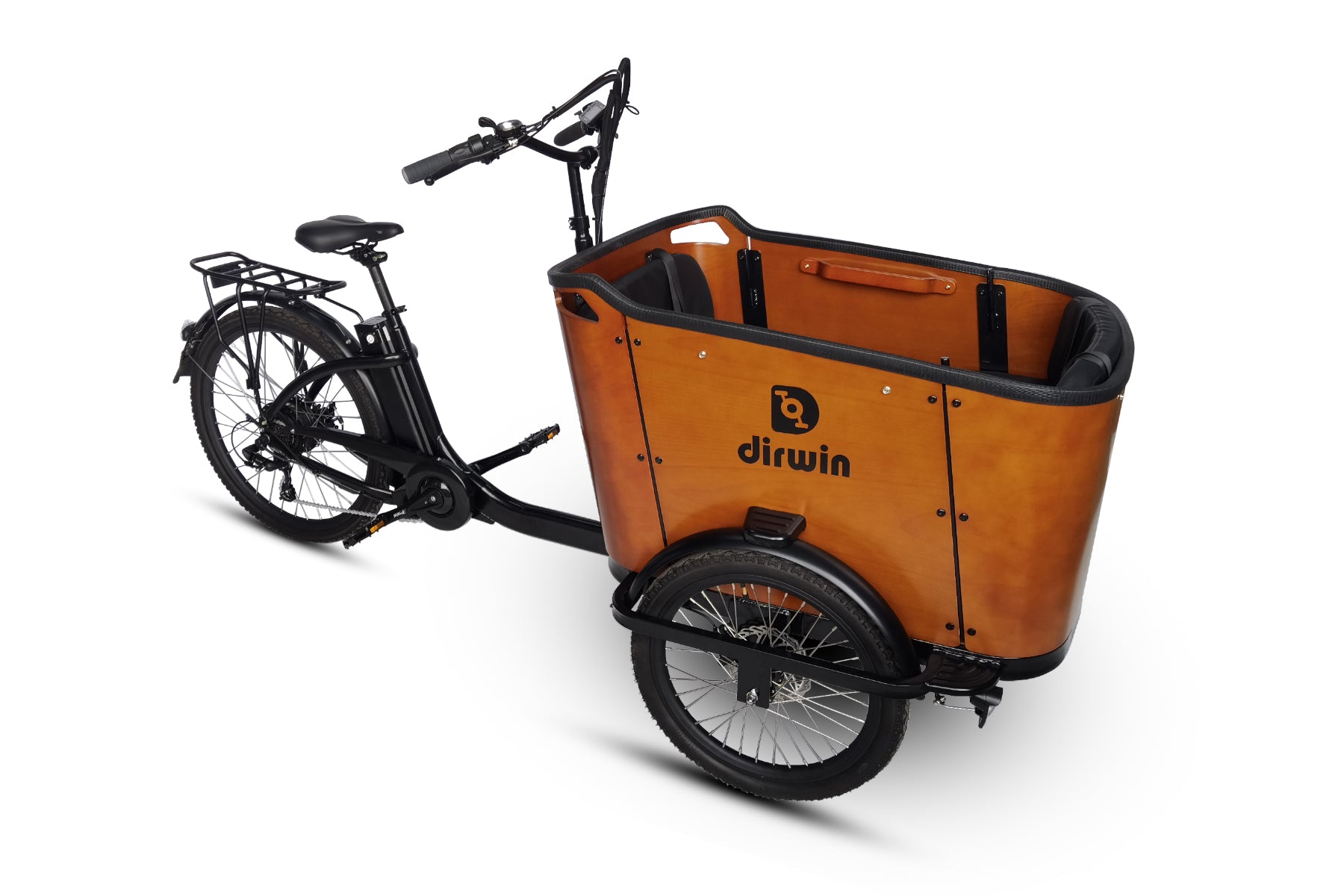 How do fat tires improve stability on uneven trails?
