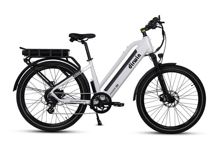 What range does the Pioneer Plus electric hunting bike offer (60–90 miles)?