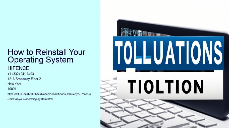 How to Reinstall Your Operating System