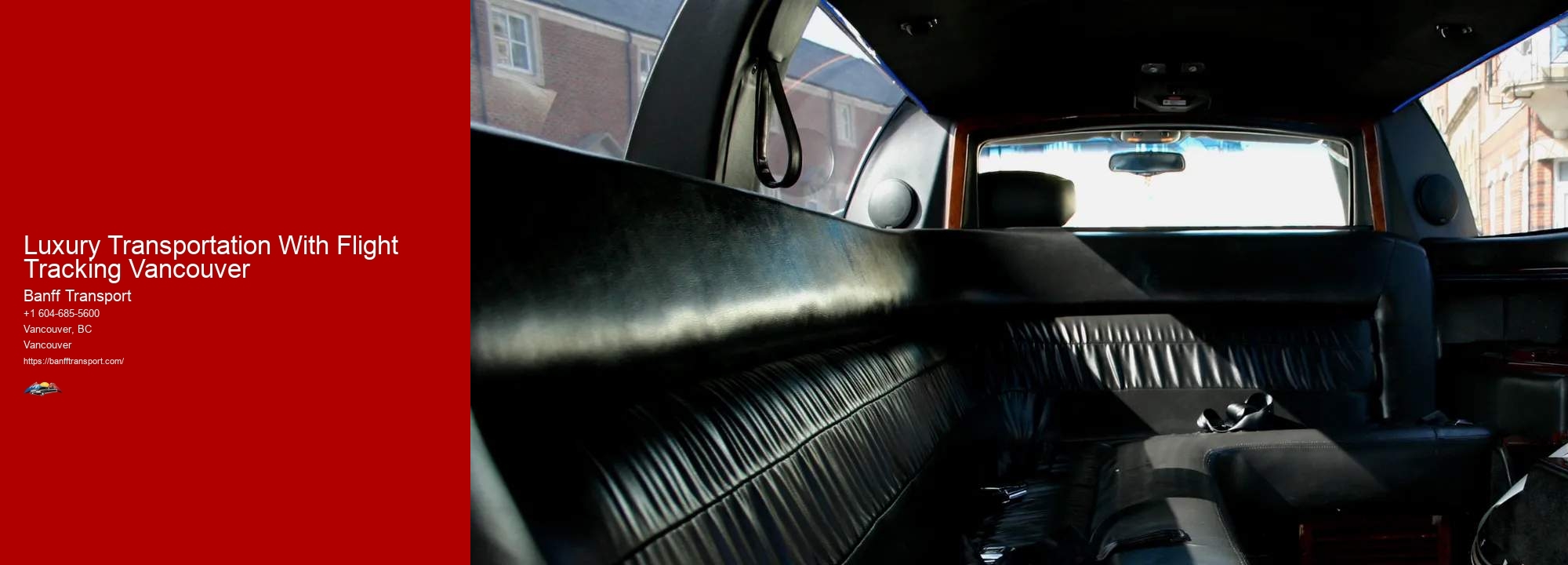 Luxury Transportation With Flight Tracking Vancouver