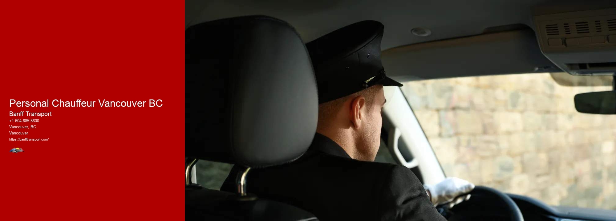 Personal Chauffeur Vancouver BC