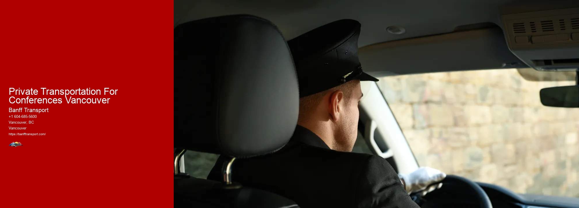 Private Transportation For Conferences Vancouver