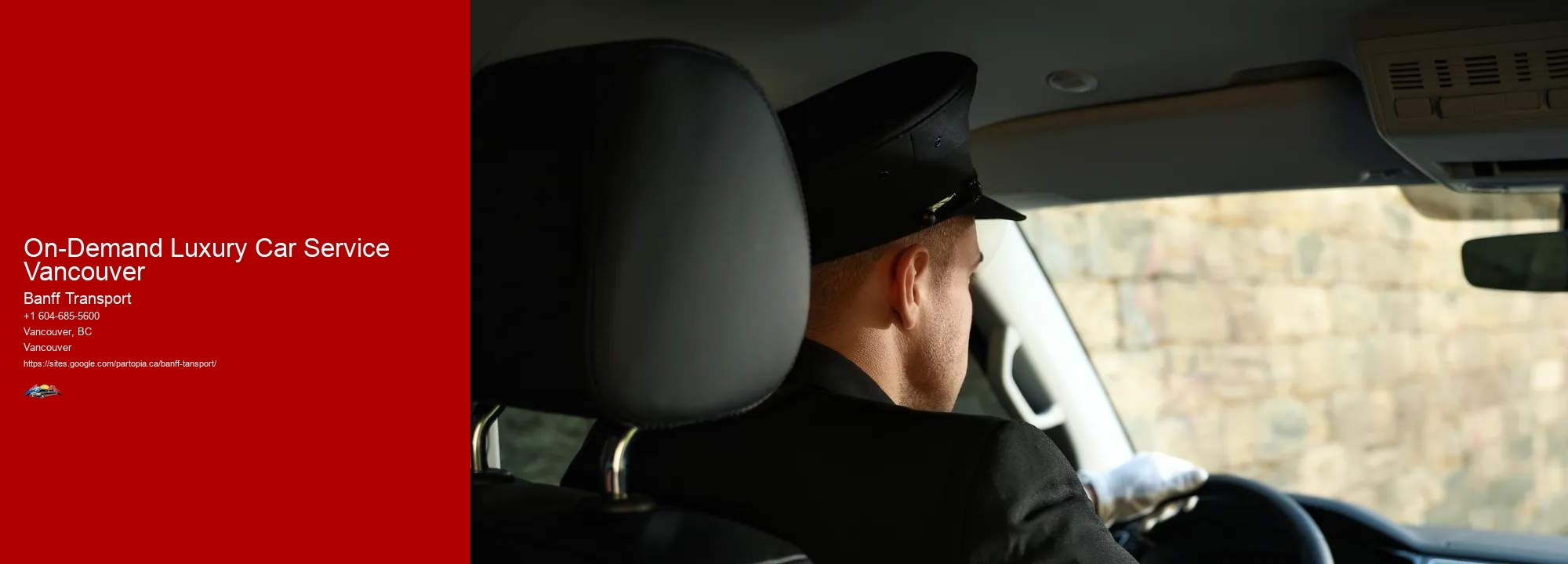 On-Demand Luxury Car Service Vancouver