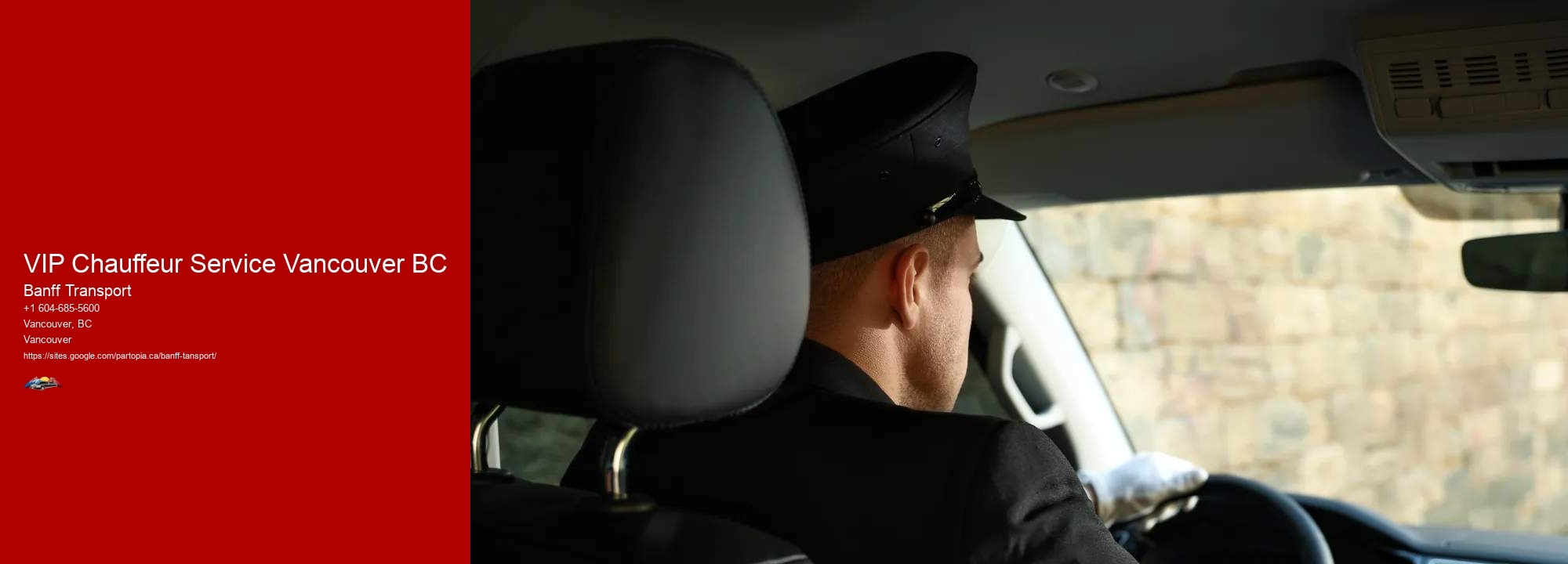 VIP Chauffeur Service Vancouver BC