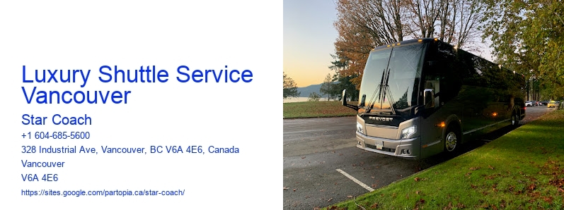 Luxury Shuttle Service Vancouver
