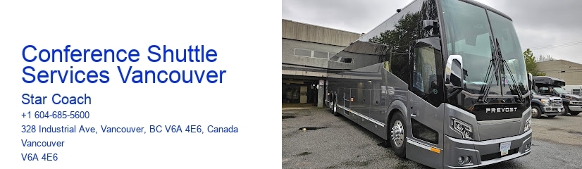 Conference Shuttle Services Vancouver