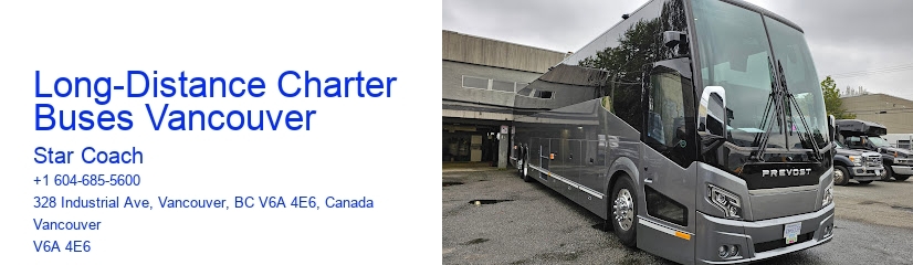Long-Distance Charter Buses Vancouver