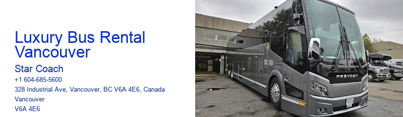 Luxury Bus Rental Vancouver