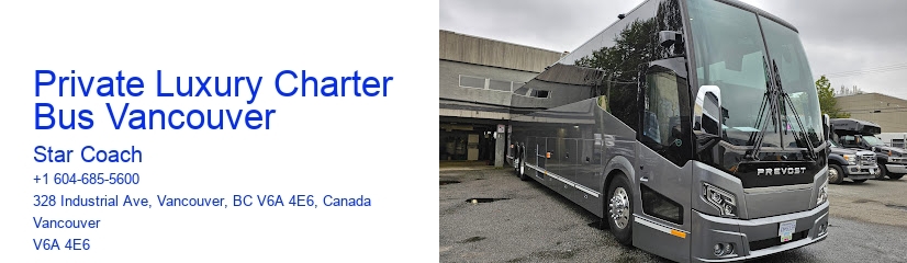 Private Luxury Charter Bus Vancouver