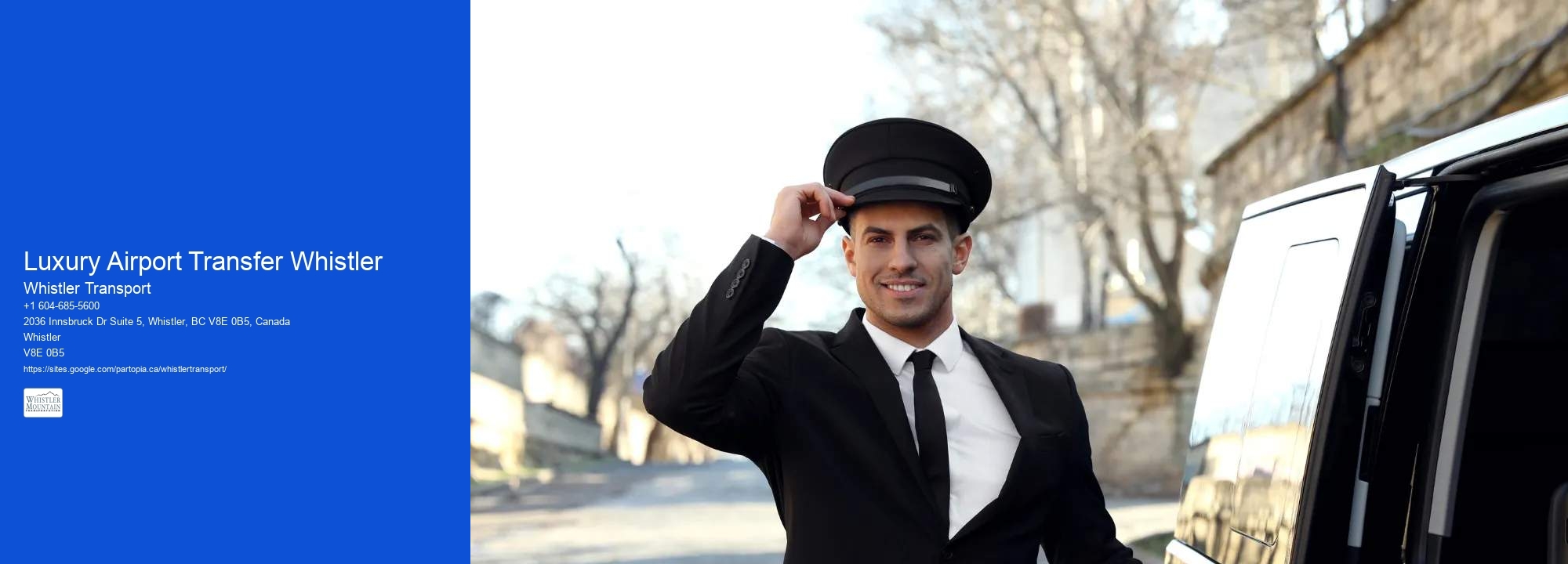 Luxury Airport Transfer Whistler