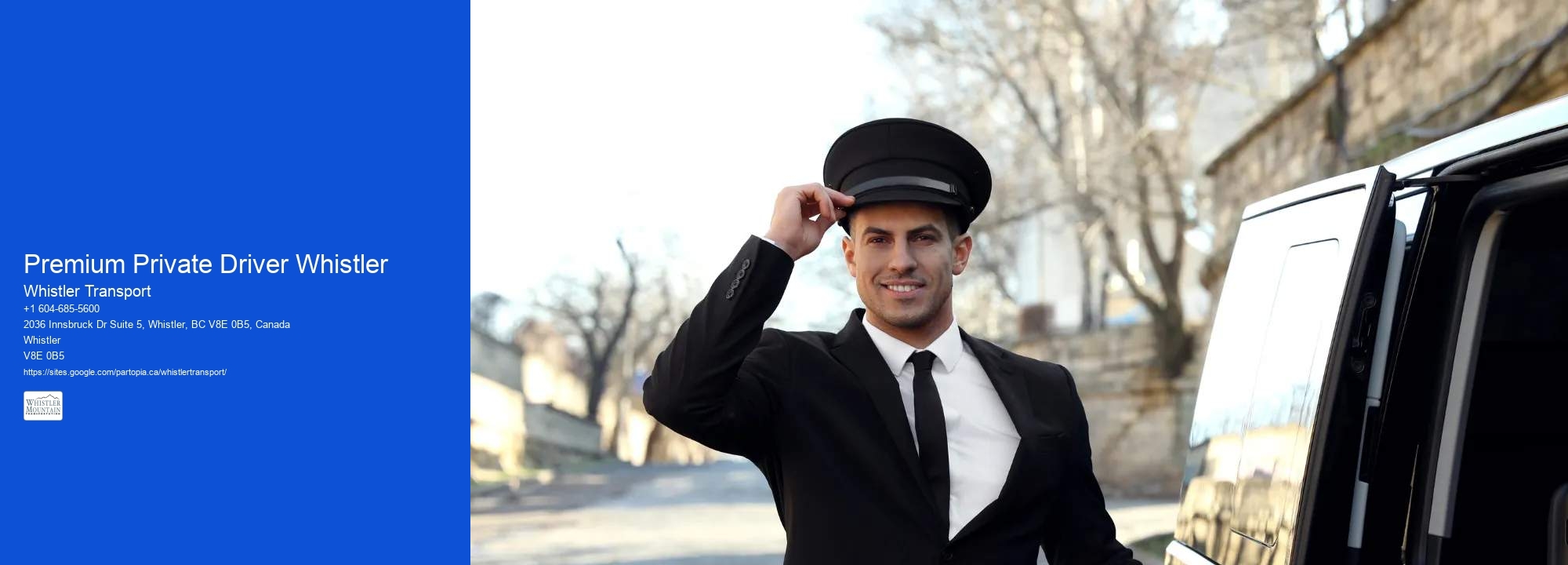 Premium Private Driver Whistler