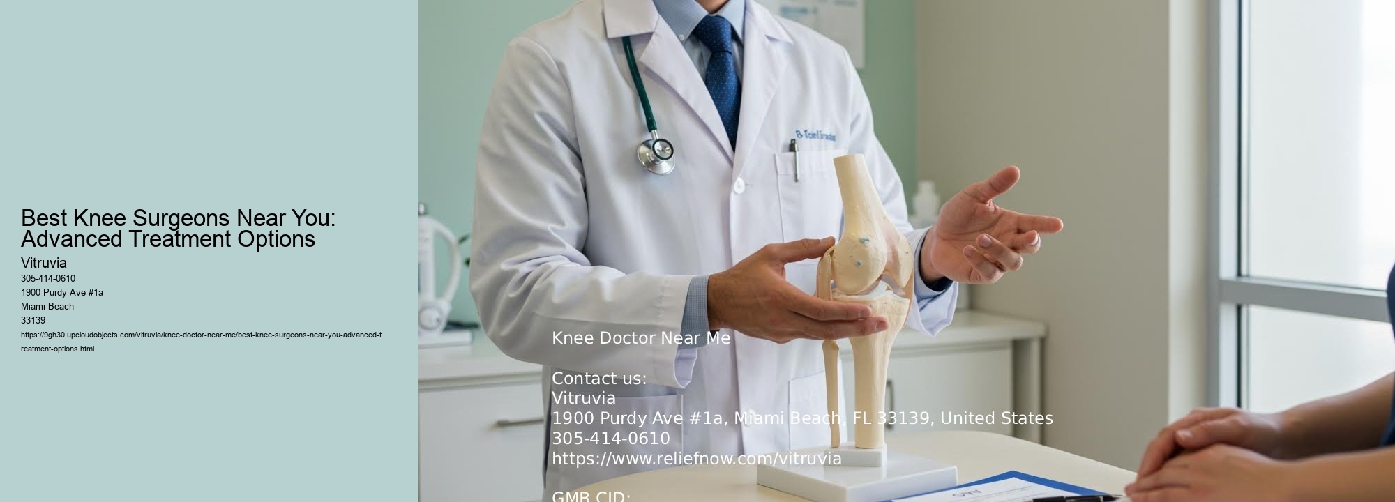 Best Knee Surgeons Near You: Advanced Treatment Options