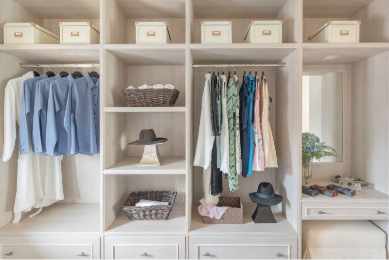 walnut wardrobe