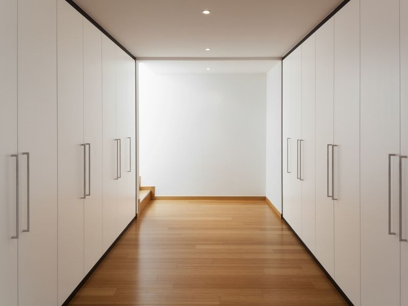fitted wardrobes painted