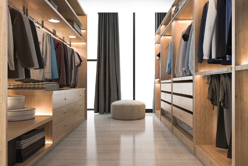 turning a small room into a walk in closet