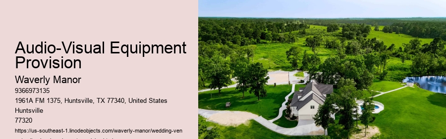 Audio-Visual Equipment Provision