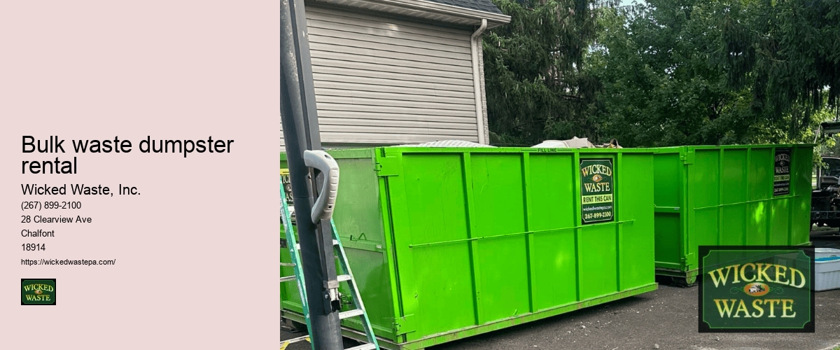 dumpster rental cost