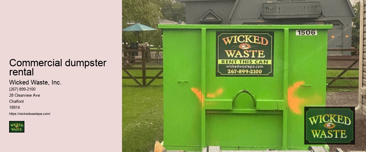 temporary dumpster rental