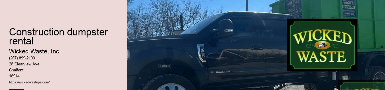 construction dumpster rental