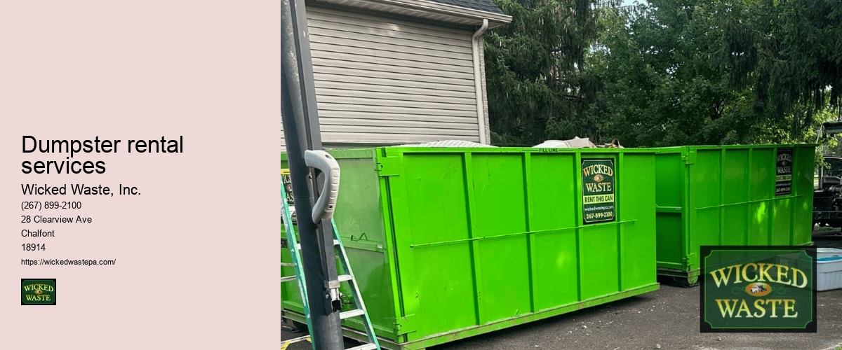 10 yard dumpster Wicked Waste, Inc.