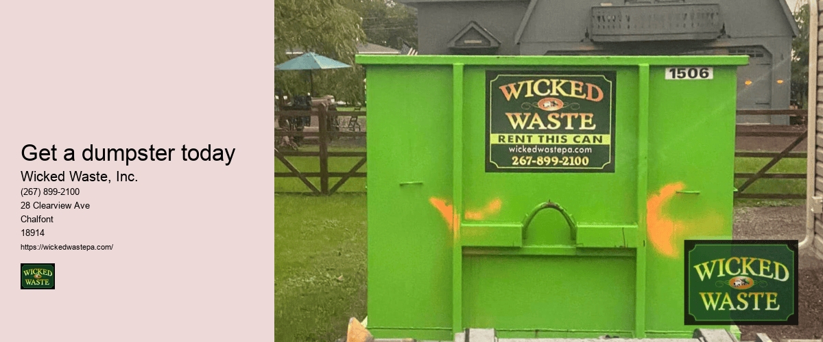a dumpster service