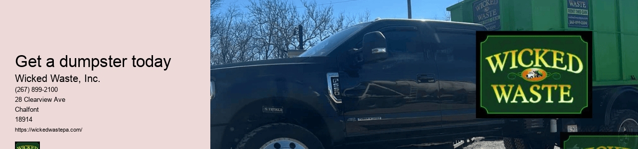 get a dumpster today