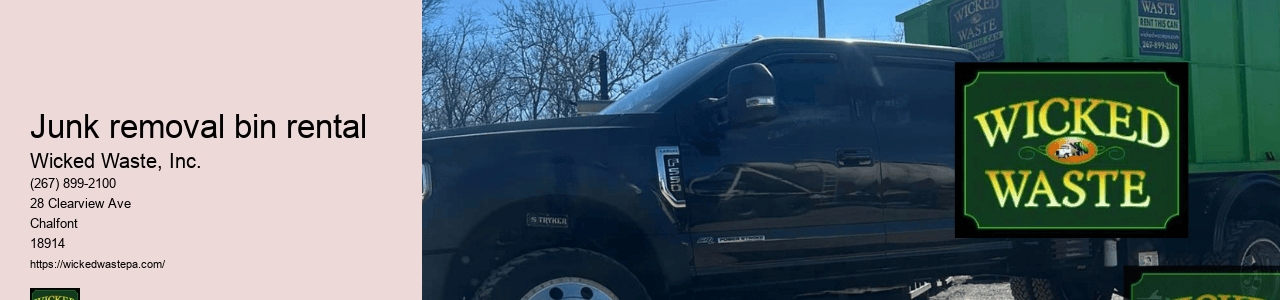 junk removal bin rental