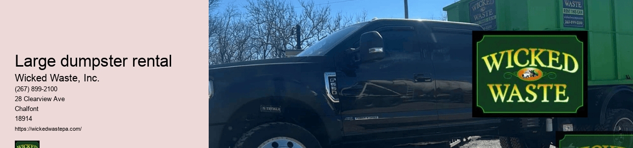 large dumpster rental